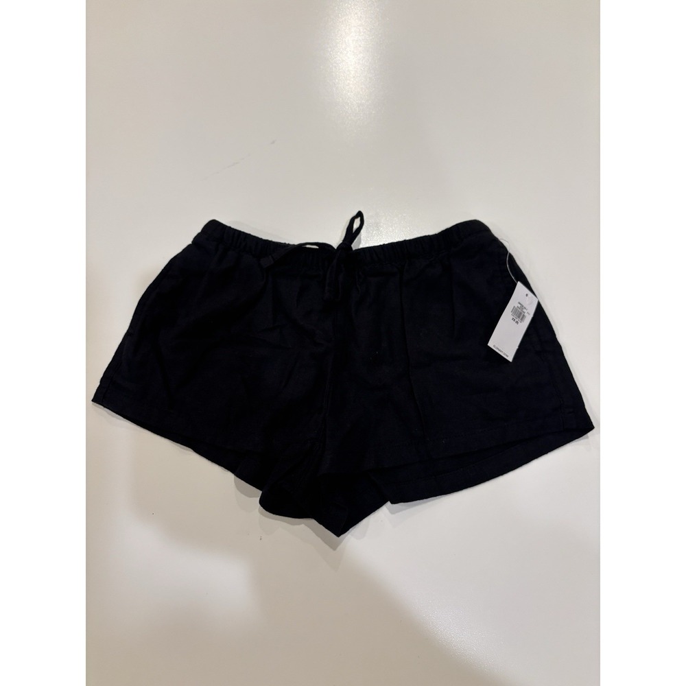 Old Navy Girls‎ Sz 5 Linen Blend Black Lightweight Shorts
